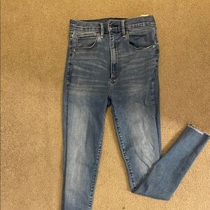 A&F High Waisted Super Skinny Jeans